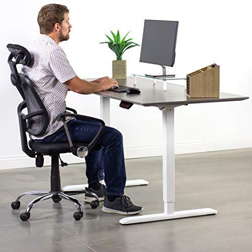 Electric Stand Up Desk Frame Workstation with Memory Touch Pad. Picture 7