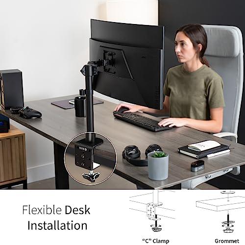 Single Monitor Arm Desk Mount, Holds Screens up to 32 inch Regular and 38 inch. Picture 5