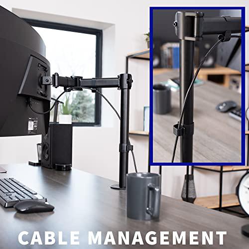 Single Monitor Desk Mount, Fully Adjustable Stand for 1 LCD Screen up to 32 in. Picture 5