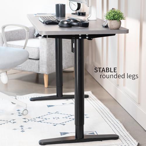 Compact Electric Stand Up Desk Frame for 41 to 74 inch Table Tops. Picture 7
