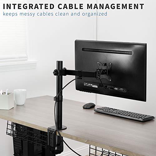 Single 13 to 32 inch LCD Monitor Desk Mount, Fully Adjustable Stand. Picture 5