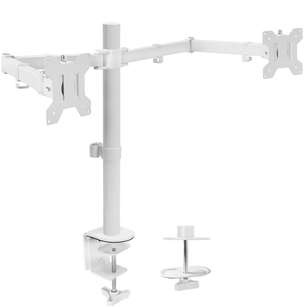Dual Ultrawide Monitor Desk Mount, Heavy Duty Fully Adjustable Steel Stand. Picture 1