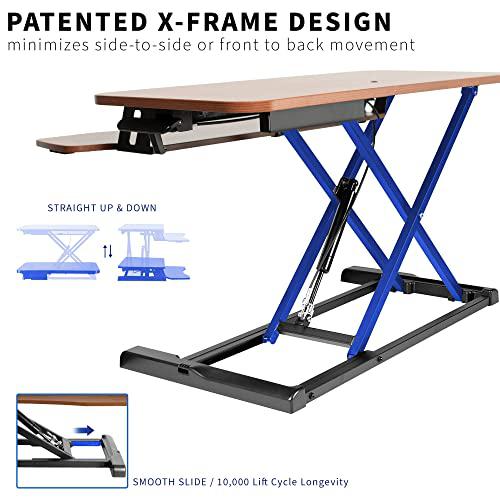 32 inch Desk Converter, K Series, Height Adjustable Sit to Stand Riser. Picture 5