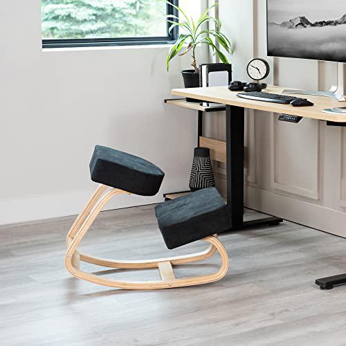 Wooden Rocking Kneeling Chair, Ergonomic Rocker Stool for Home and Office. Picture 8