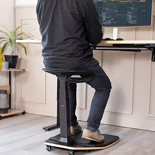 Ergonomic Leaning Perch Chair for Standing Desk, Portable Height Adjustable. Picture 6