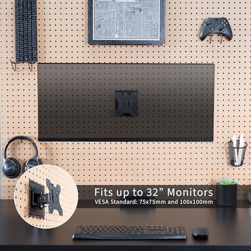 Articulating Single Monitor Pegboard Mount, Fits Screens up to 32 inches. Picture 6