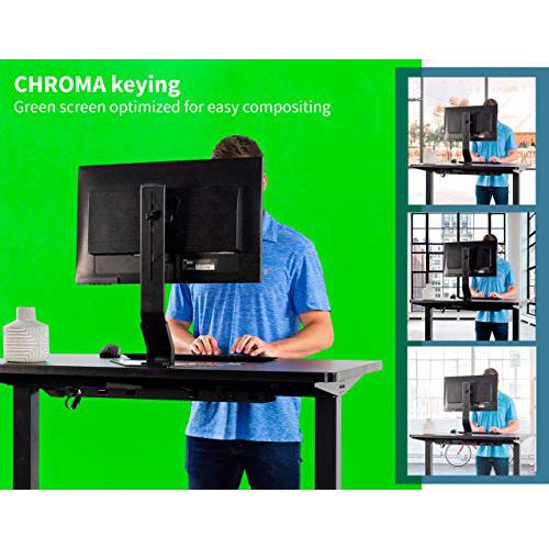 Collapsible 100 inch Diagonal Green Screen, Mountable Pull-up Chroma Key. Picture 4