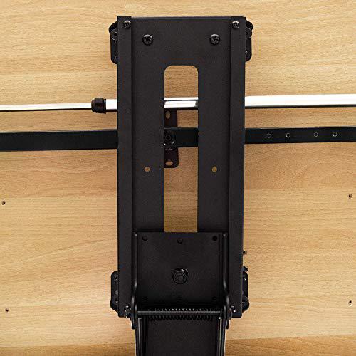 Steel Dual Spacer Brackets for Under Desk Keyboard and Mouse Slider Tray. Picture 4