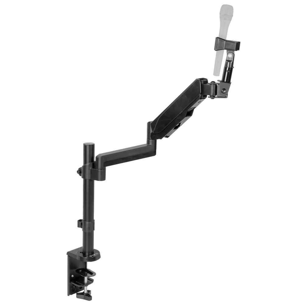 Black Height Adjustable Pneumatic Spring Microphone Counterbalance Arm Mount. Picture 1