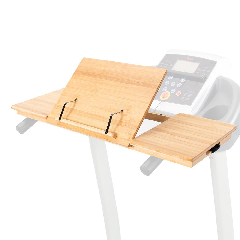 Universal Bamboo Treadmill Desk, Ergonomic Tilting Platform. Picture 1