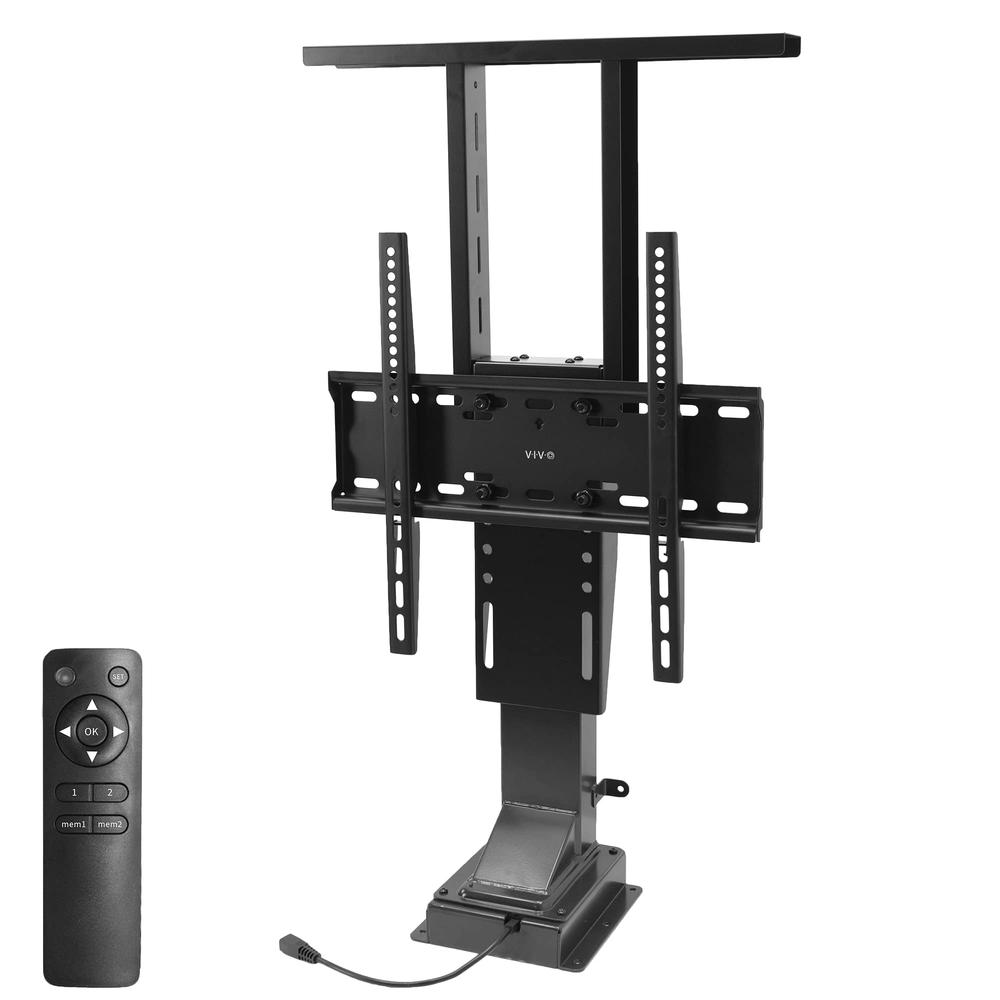 Motorized TV Stand for 32 to 48 inch Screens, Vertical Lift Television Stand. Picture 1