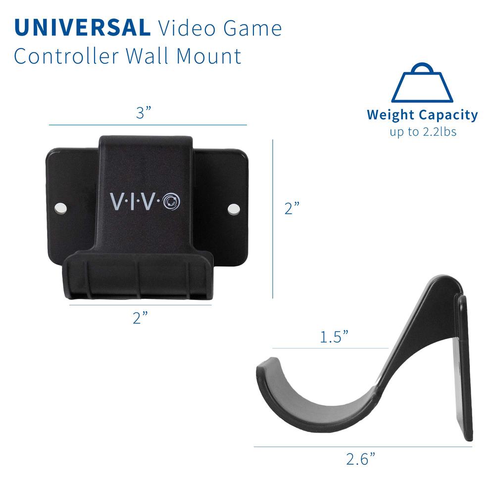 Universal Video Game Controller Wall Mount Holders, Compatible. Picture 2