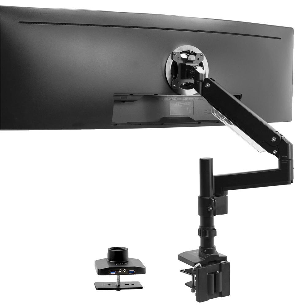 Premium Aluminum Tall Extended Monitor Arm for Ultrawide Monitors. Picture 1
