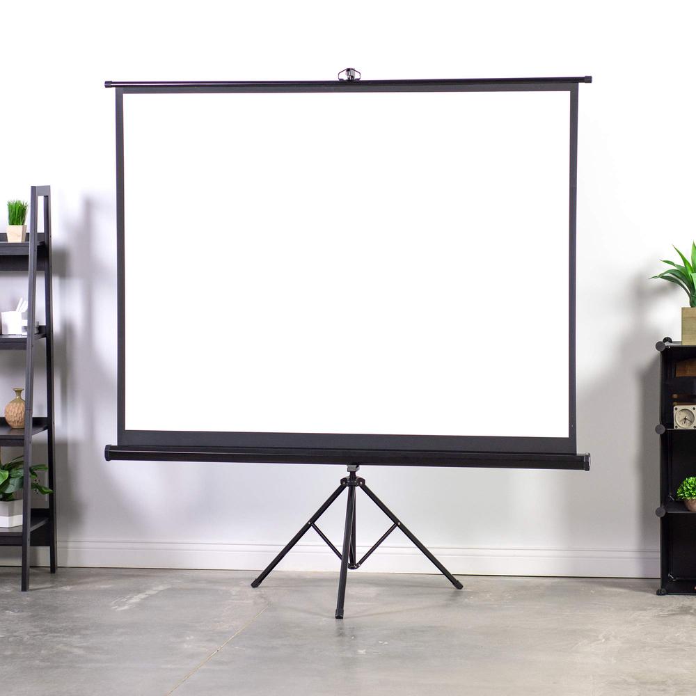 100 inch Portable Indoor Outdoor Projector Screen, 100 Inch Diagonal Projection. Picture 5