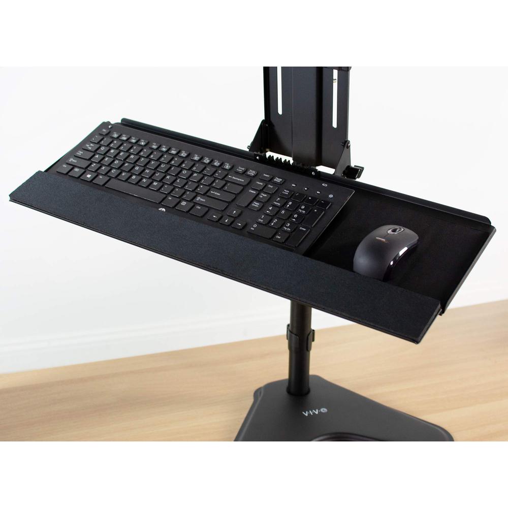 Computer Keyboard and Mouse Platform Tray, Adjustable VESA Mount Attachment. Picture 5