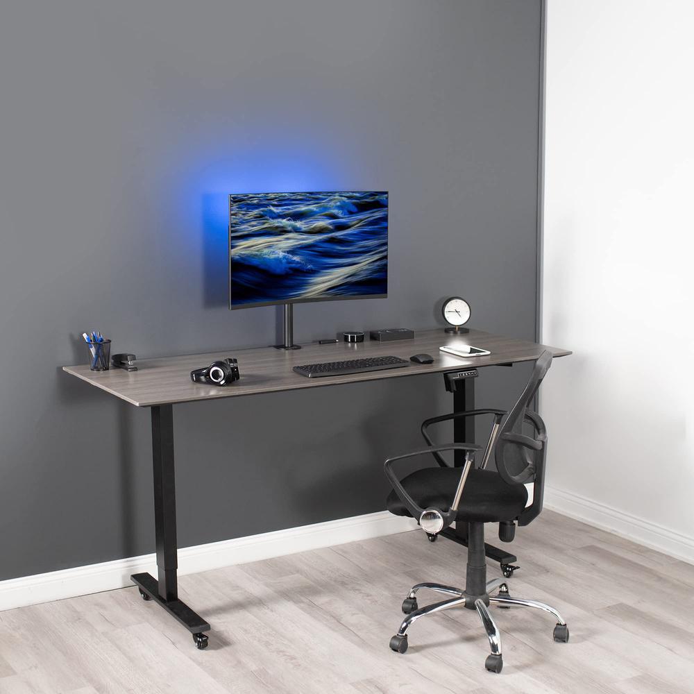 Ultra Wide Screen TV and Monitor Desk Mount, Adjustable Height. Picture 9