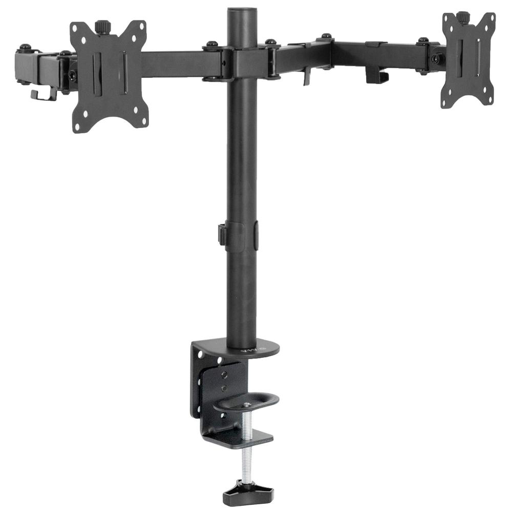 Dual 13 to 30 inch LCD Monitor Desk Mount, Fully Adjustable Stand. Picture 1