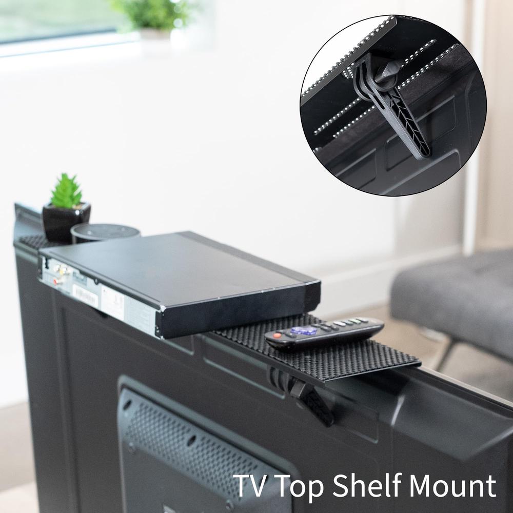 TV and Monitor Top Shelf Mounting Bracket with 24 inch Padded Platform. Picture 2