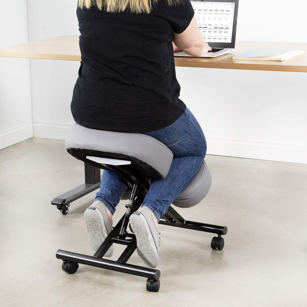 DRAGONN by Ergonomic Kneeling Chair, Adjustable Stool for Home and Office. Picture 2