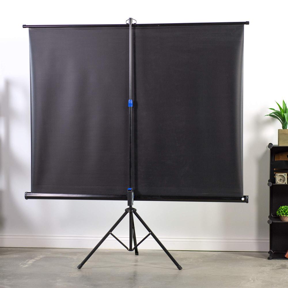 100 inch Portable Indoor Outdoor Projector Screen, 100 Inch Diagonal Projection. Picture 6