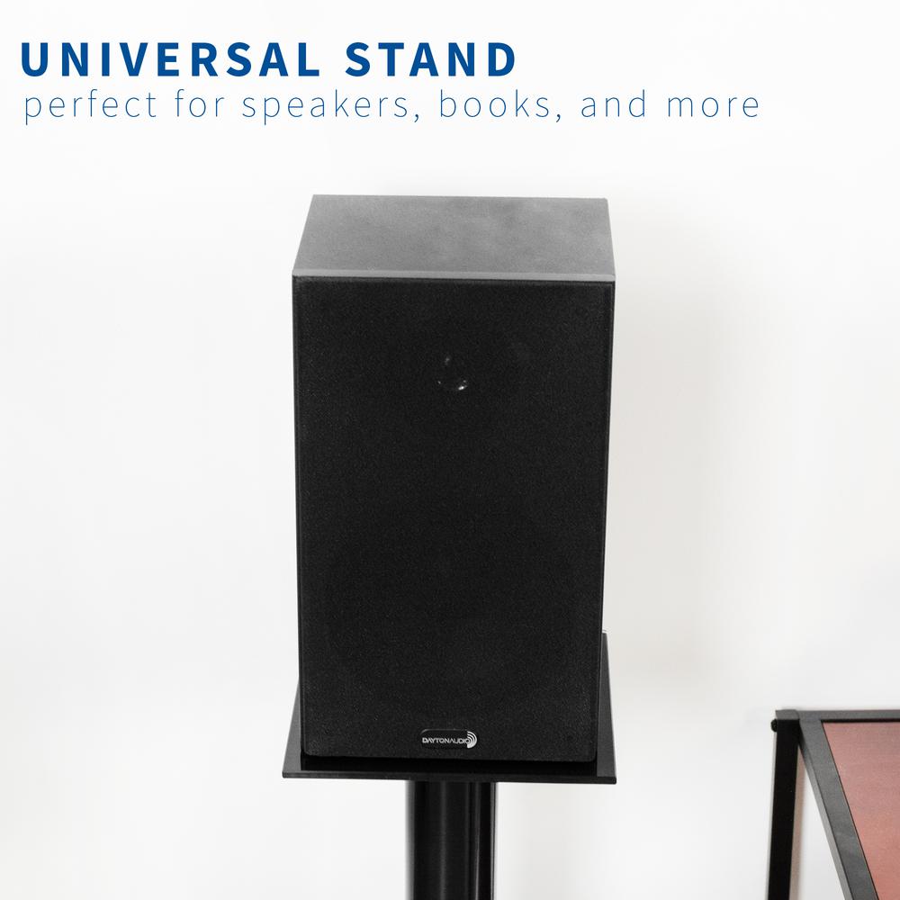 VIVO Premium Universal 23 inch Floor Speaker Stands for Surround Sound and Book Shelf Speakers, 2 Stands Included, STAND-SP02B. Picture 7