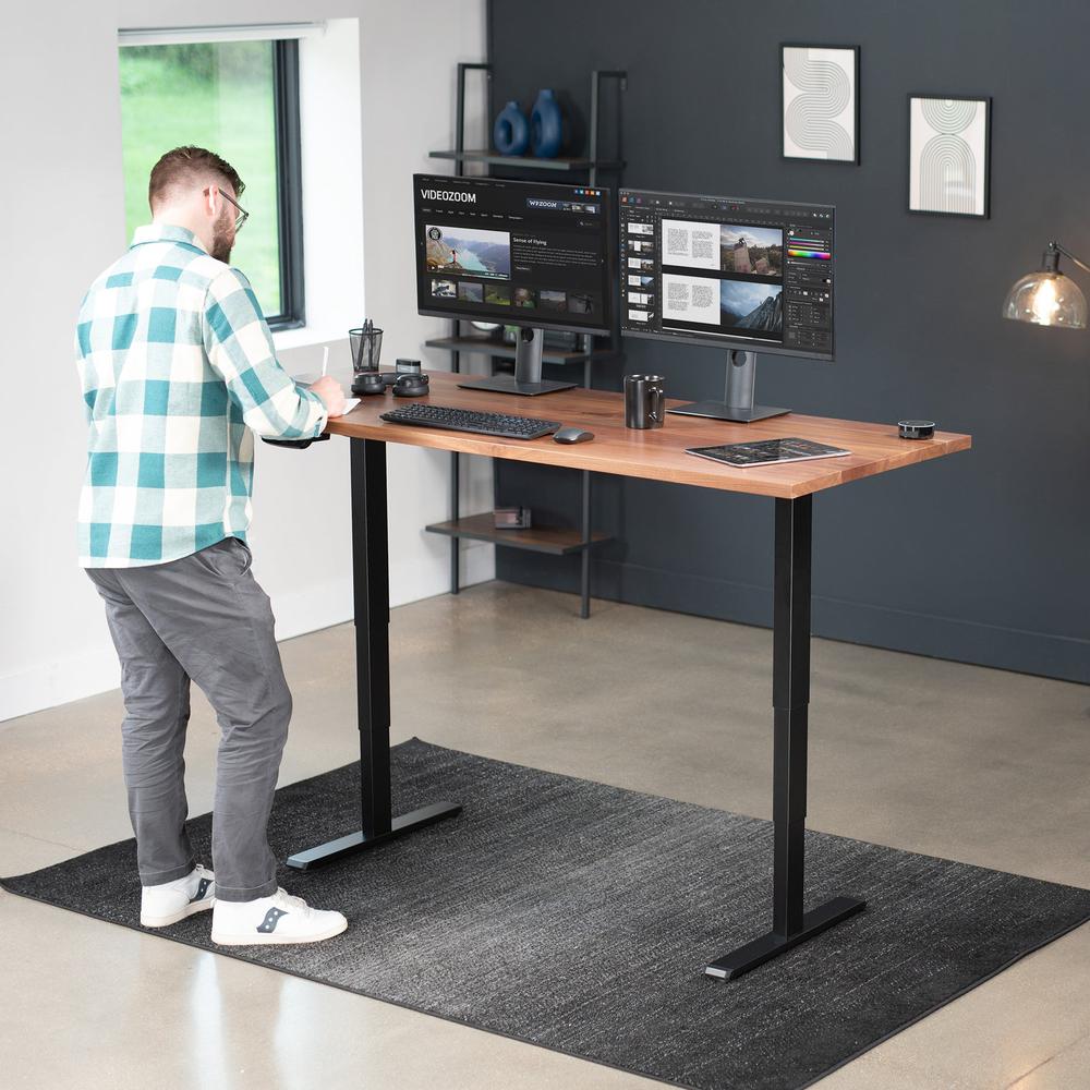 Electric Dual Motor Stand Up Desk Frame for 43 to 85 inch Table Tops, Frame Only. Picture 5