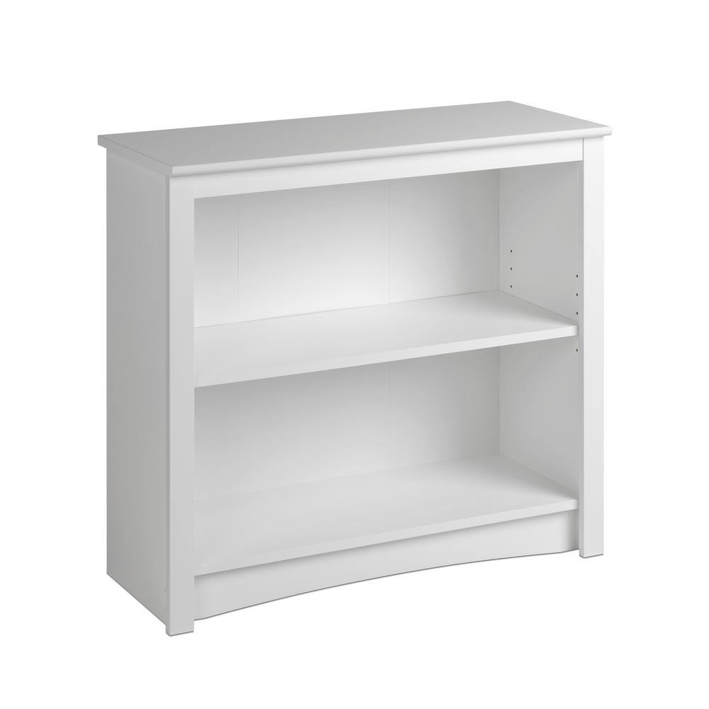 2-shelf Bookcase, White. Picture 4