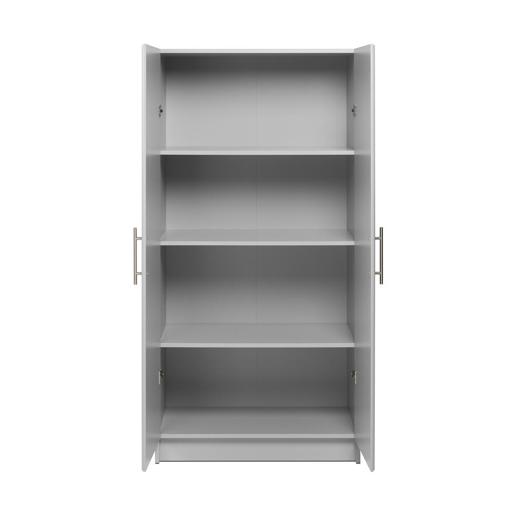 Elite 32" Storage Cabinet, Light Gray. Picture 4