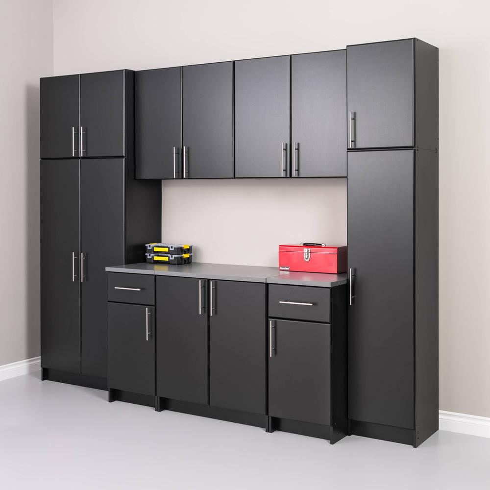 Elite 32” Wall Cabinet, Black. Picture 10