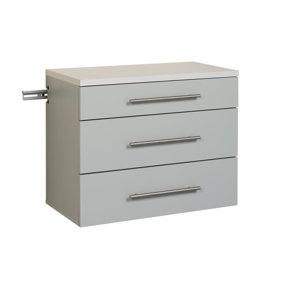 Gray HangUps Work Storage Cabinet Set O - 4pc. Picture 12