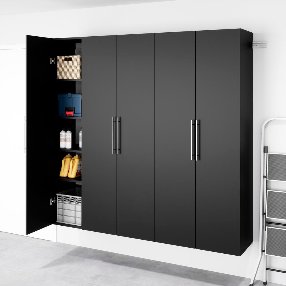 HangUps 15 inch Narrow Storage Cabinet, Black. Picture 18