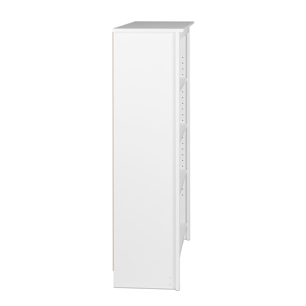 4-shelf Bookcase, White. Picture 4