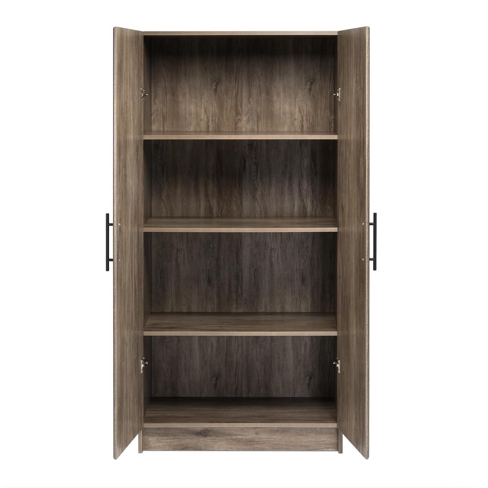 Elite 32 inch Wardrobe Cabinet, Drifted Gray. Picture 52