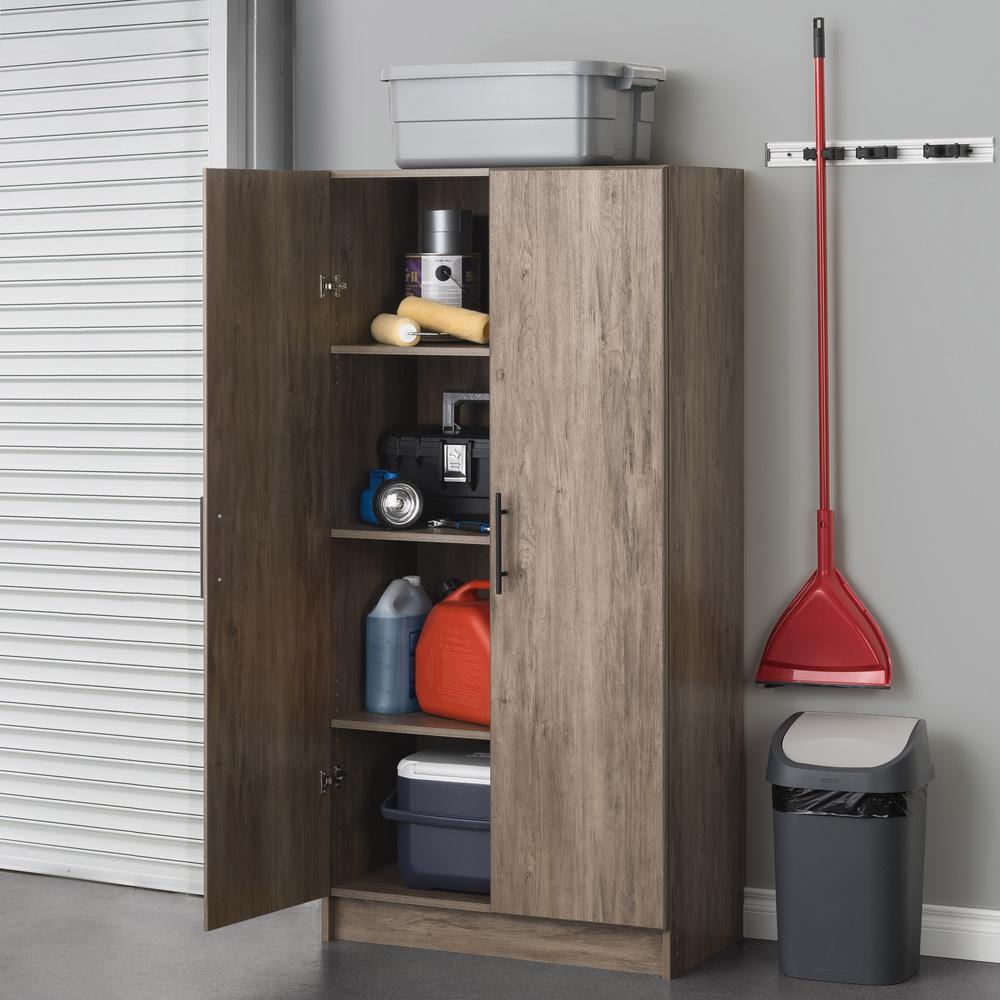 Elite 32 inch Wardrobe Cabinet, Drifted Gray. Picture 97