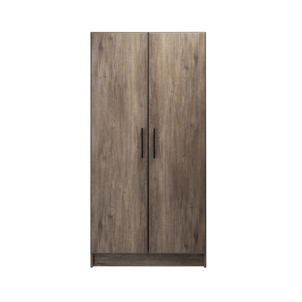 Elite 32 inch Wardrobe Cabinet, Drifted Gray. Picture 4