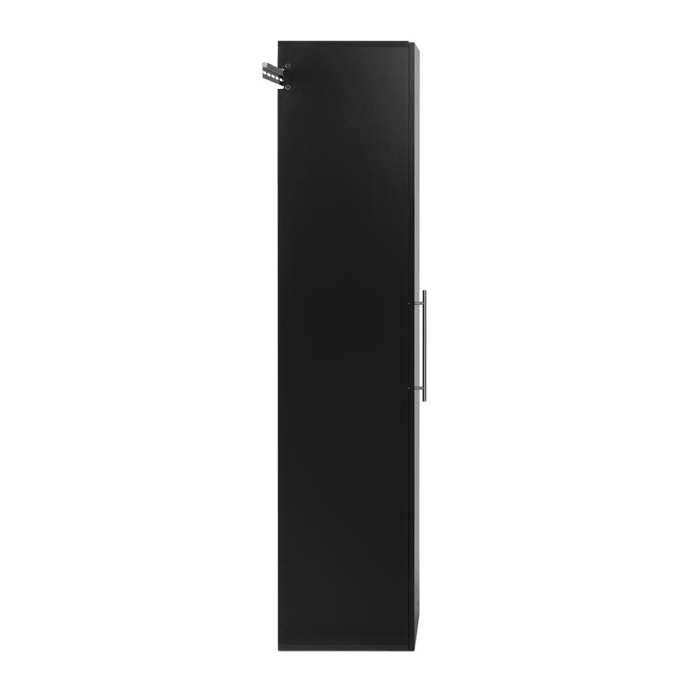 HangUps 15 inch Narrow Storage Cabinet, Black. Picture 6