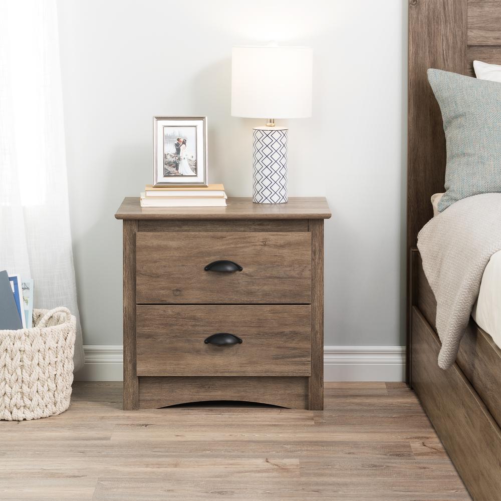 Salt Spring 2-Drawer Nightstand, Drifted Gray. Picture 2