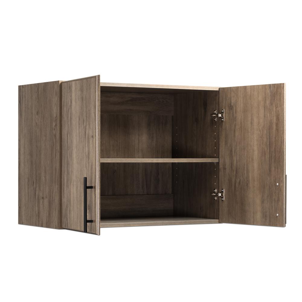Elite 32 inch Storage Cabinet, Drifted Gray. Picture 12