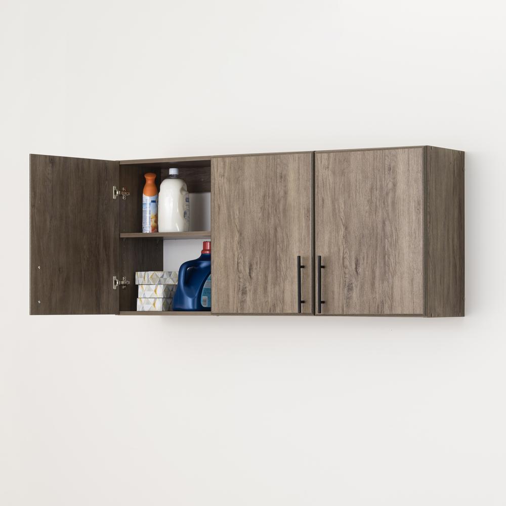 Elite 32 inch Storage Cabinet, Drifted Gray. Picture 45