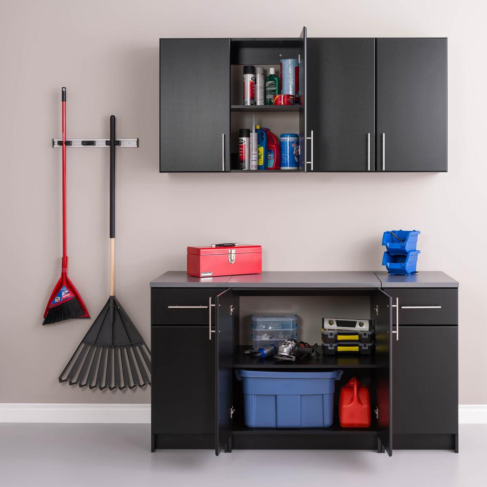 Elite 32” Wall Cabinet, Black. Picture 9