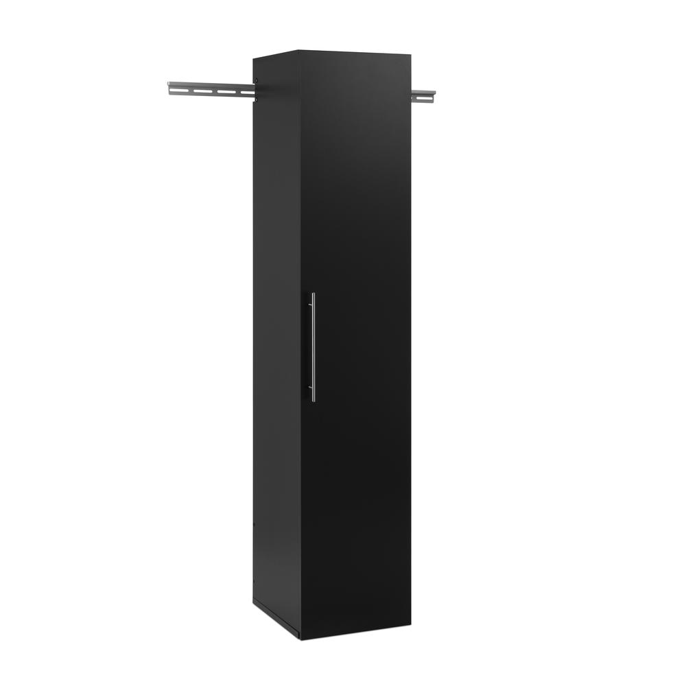HangUps 15 inch Narrow Storage Cabinet, Black. Picture 1