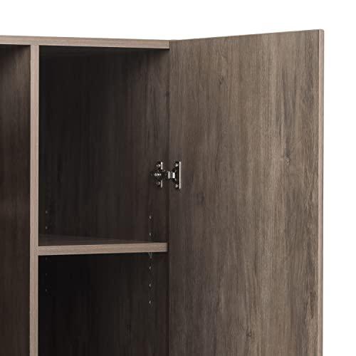 Prepac Elite Wardrobe with Storage, Drifted Gray. Picture 7