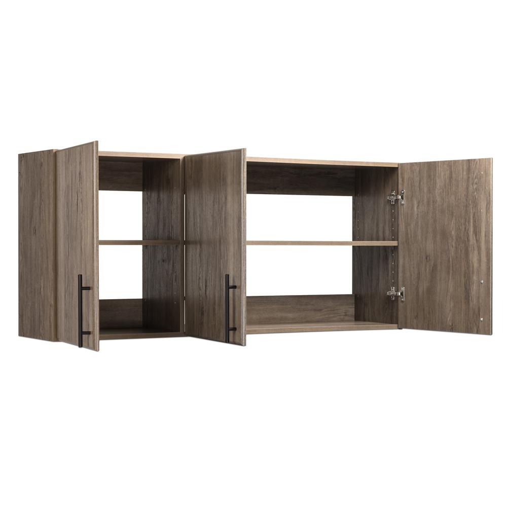 Elite 32 inch Stackable Wall Cabinet, Drifted Gray. Picture 25