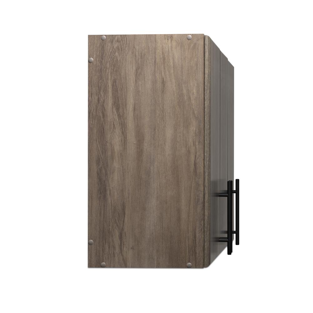 Elite 32 inch Stackable Wall Cabinet, Drifted Gray. Picture 26