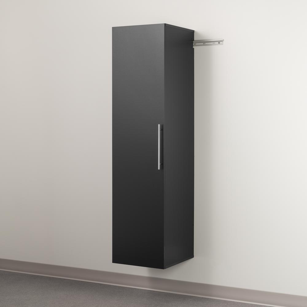 HangUps 18 inch Narrow Storage Cabinet, Black. Picture 8