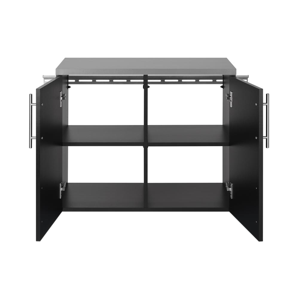Black HangUps Work Storage Cabinet Set Q - 4pc. Picture 9
