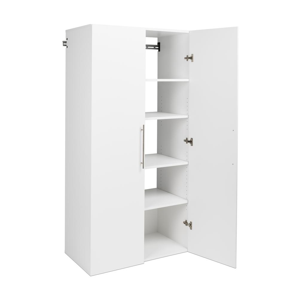 White HangUps 108" Storage Cabinet Set E - 3pc. Picture 7