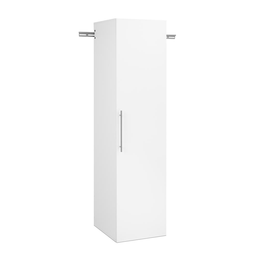 HangUps 18 inch Narrow Storage Cabinet, White. Picture 1