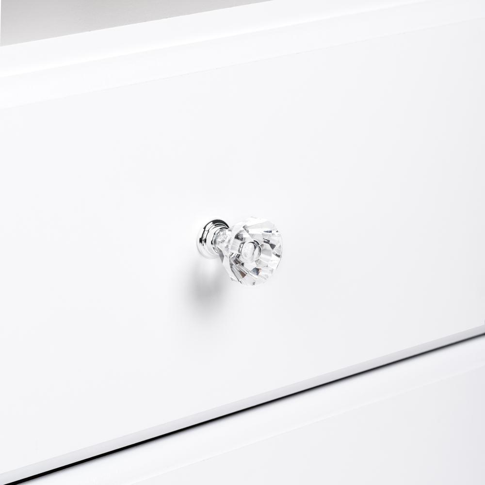 Astrid 2-Drawer Nightstand, Crystal White. Picture 8