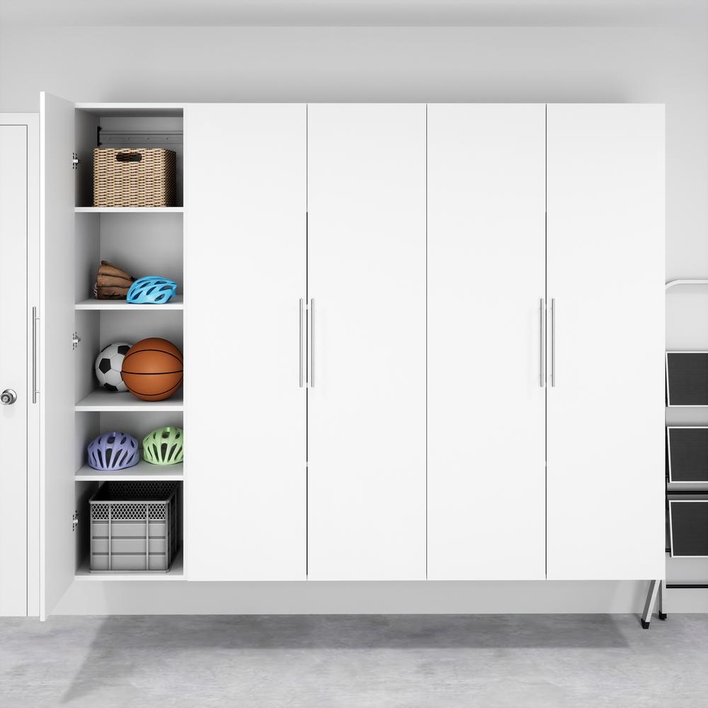 HangUps 18 inch Narrow Storage Cabinet, White. Picture 21